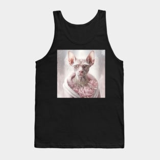 Pink Rosey Sphynx Tank Top